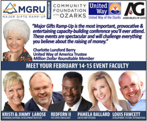 Major Gifts Ramp-Up Springfield Ozarks Missouri