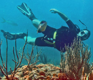 Jimmy LaRose Diving in Curaçao