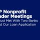PPP Nonprofit Loans Charity Paycheck Protection Program