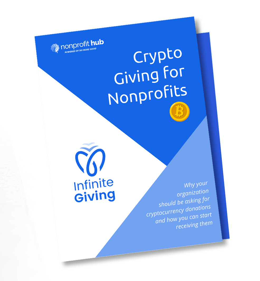 Crypto giving for nonprofits cover tilt image