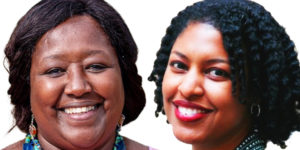 Agnes Binagwaho and Aisha Francis