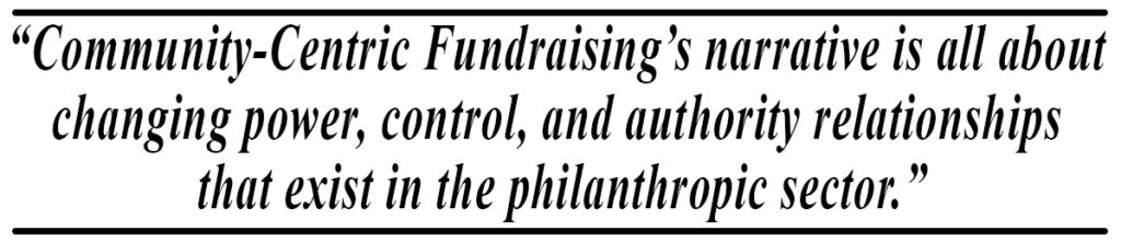 Community-Centric Fundraising Pull Quote 10 INSIDE CHARITY