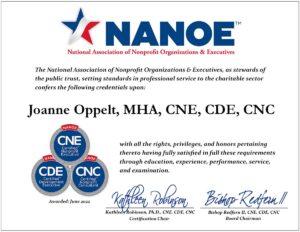 NANOE Credentialing Joanne Oppelt