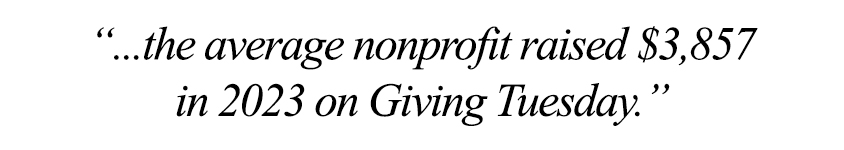 Giving Tuesday is Bad for Charity